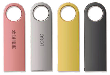 Metal U-disk USB2.0 USB3.0 flash drive A+chip Customized LOGO exquisite packaging Accessories Gift 16G 32G 64G